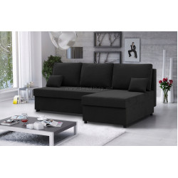 Диван угловой Magnifico Meble Kemi Right Bonell Mikrofaza 15 (Black)