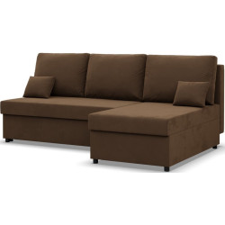 Диван угловой Magnifico Meble Kemi Right Bonell Mikrofaza 20 (Brown) Thumb