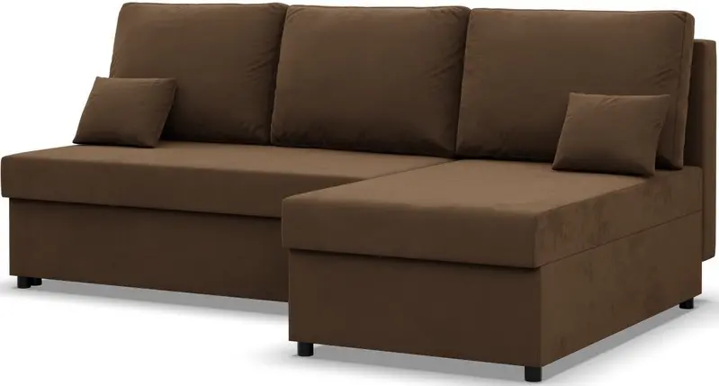 Диван угловой Magnifico Meble Kemi Right Bonell Mikrofaza 20 (Brown) - 2