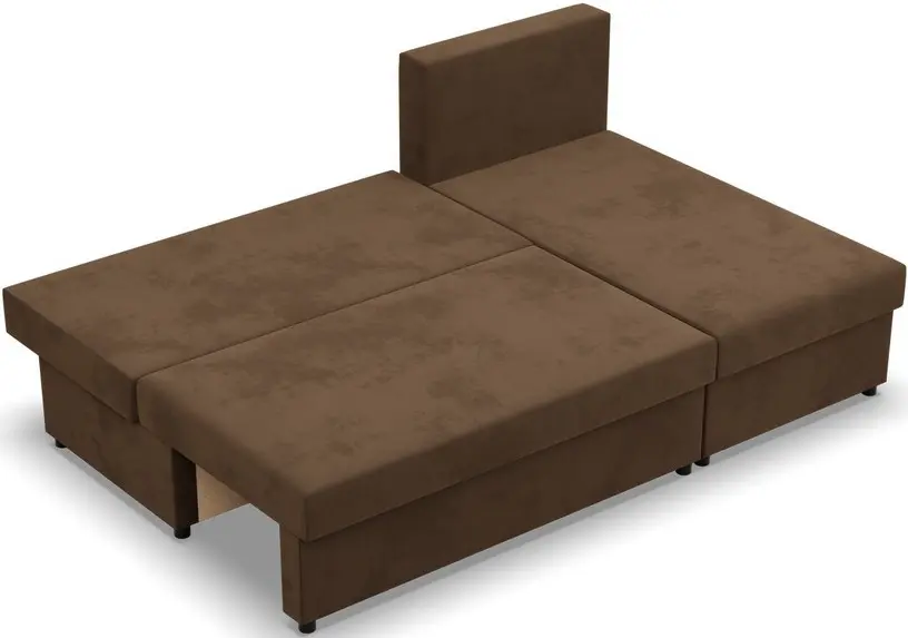 Диван угловой Magnifico Meble Kemi Right Bonell Mikrofaza 20 (Brown) - 5
