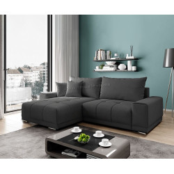 Canapea de colt extensibila Tempo Kondela Kevan (Dark Gray) Thumb