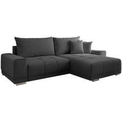 Canapea de colt extensibila Tempo Kondela Kevan (Dark Gray) Thumb