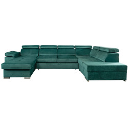 Canapea in forma de U Tempo Kondela Lamora U Left (Emerald) Thumb
