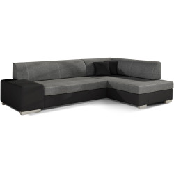 Canapea de colt Eltap Fabio Sawana 05/Soft 11 Right (Gray Dark/Black) Thumb