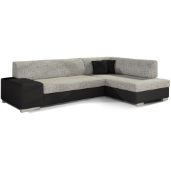 Canapea de colt Eltap Fabio Berlin 01/Soft 11 Right (Gray/Black) Thumb