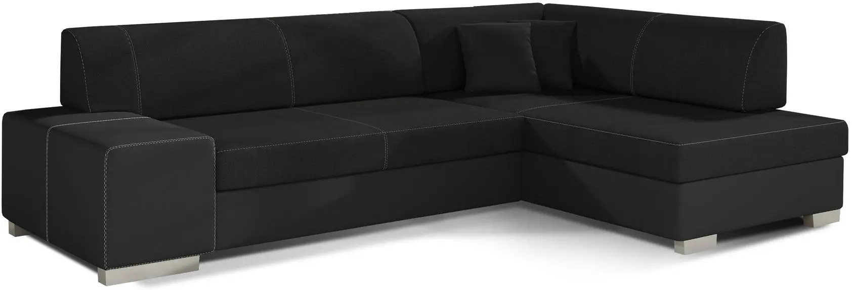 Canapea de colt Eltap Fabio Sawana 14/Soft 11 Right (Black) - 2