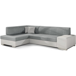 Canapea de colt Eltap Fabio Cover 83/Soft 17 Left (Gray/White) Thumb