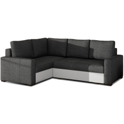 Диван угловой Eltap Corona Sawana 05/Soft 17 Left (Gray Dark/White) Thumb