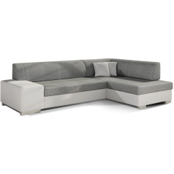 Диван угловой Eltap Fabio Sawana 05/Soft 17 Right (Gray Dark/White) Thumb