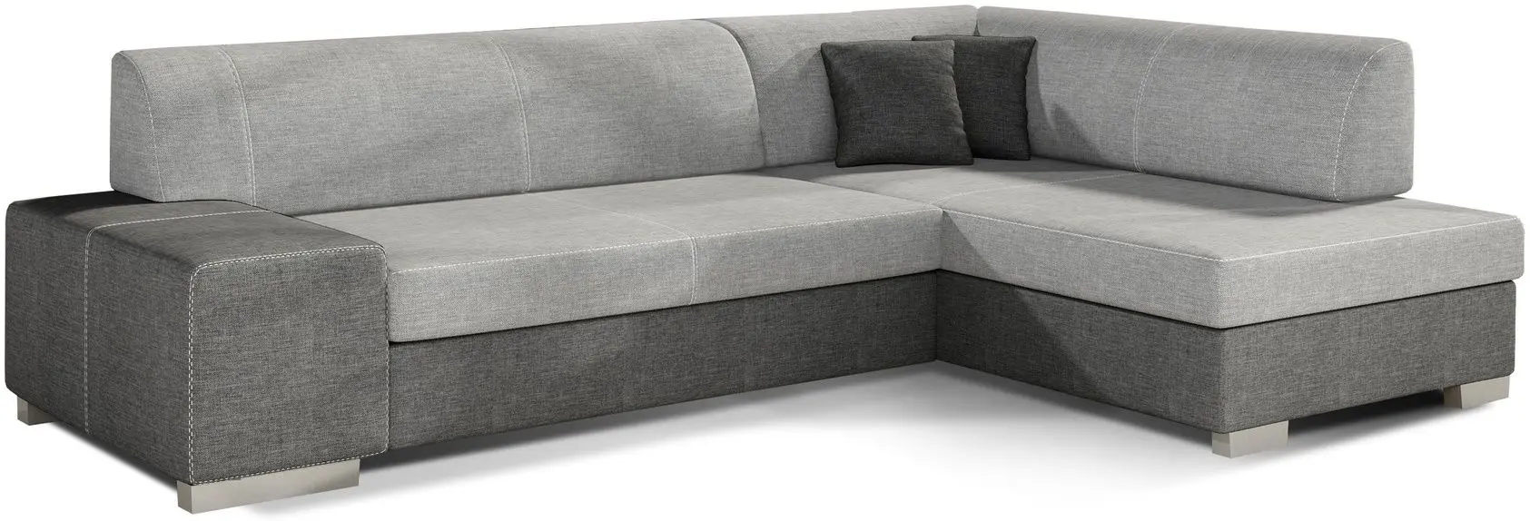 Диван угловой Eltap Fabio Sawana 21/Sawana 05 Right (Gray/Gray Dark) - 2