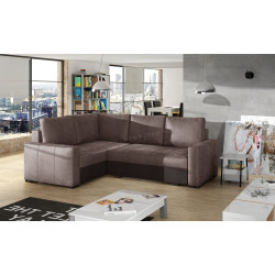 Диван угловой Eltap Corona Monolith 09/Monolith 29 Left (Brown Light/Brown Dark)
