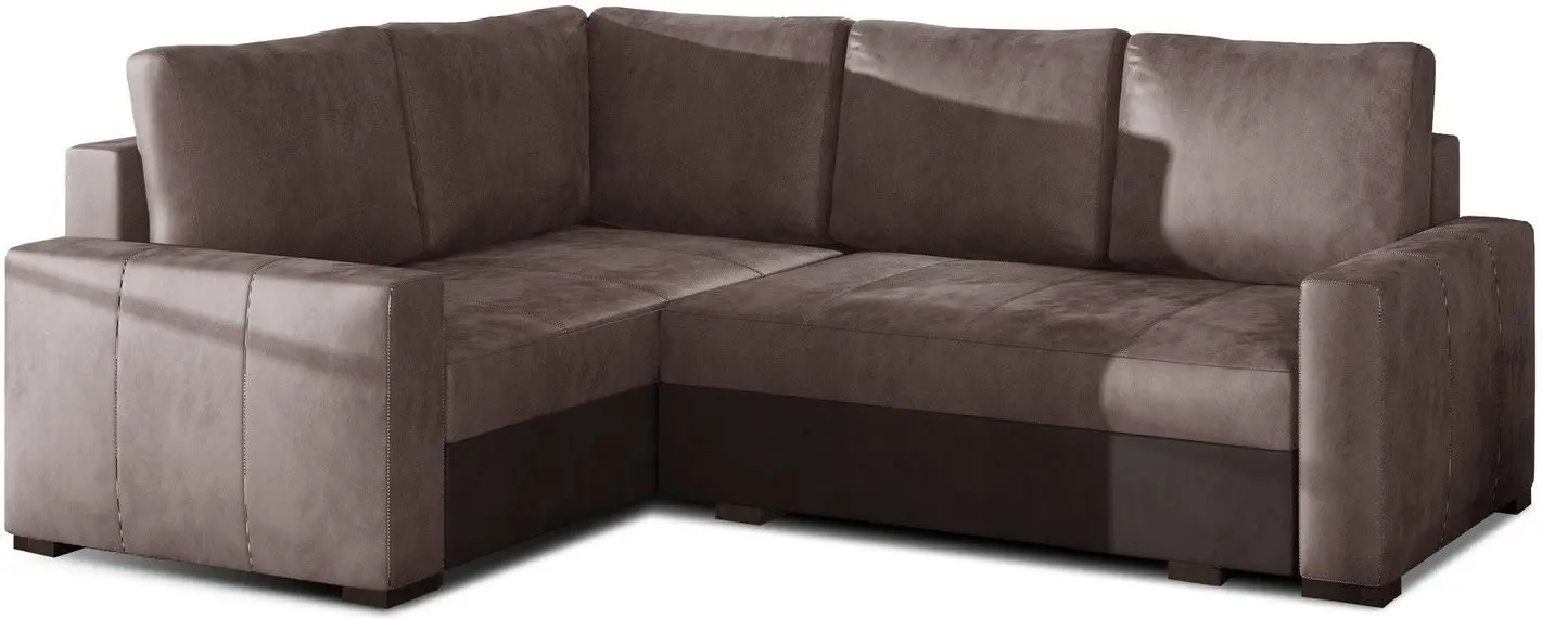 Canapea de colt Eltap Corona Monolith 09/Monolith 29 Left (Brown Light/Brown Dark) - 2