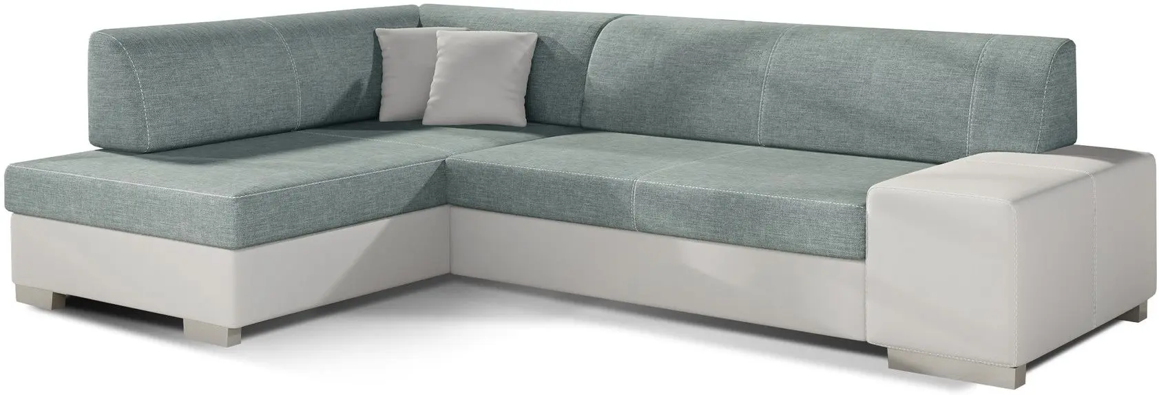 Диван угловой Eltap Fabio Cover 70/Soft 17 Left (Blue-Gray/White) - 2