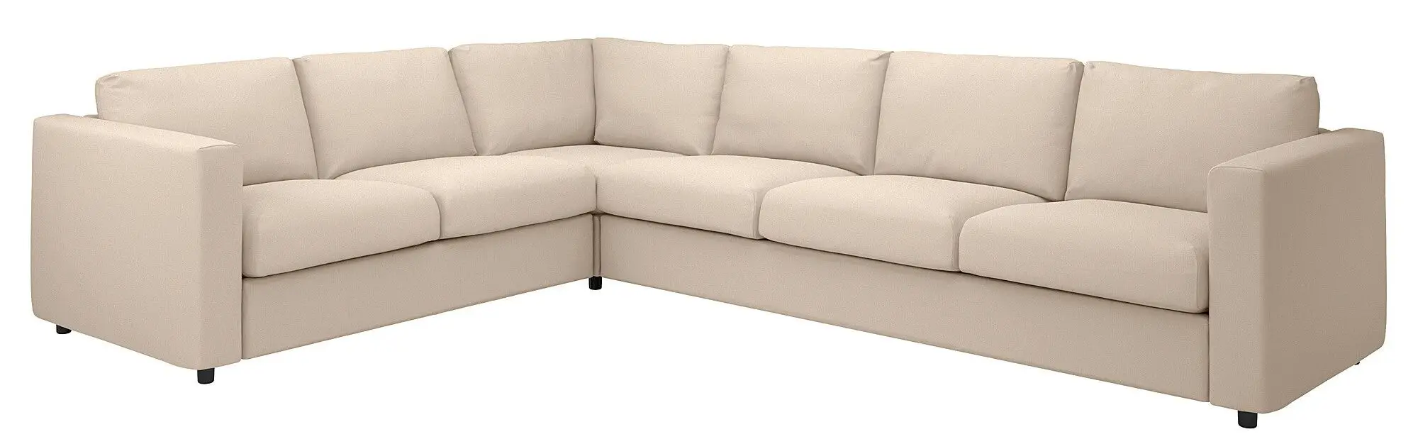 Canapea colt Ikea Vimle/Hallarp 5 locuri (Bej) - 2