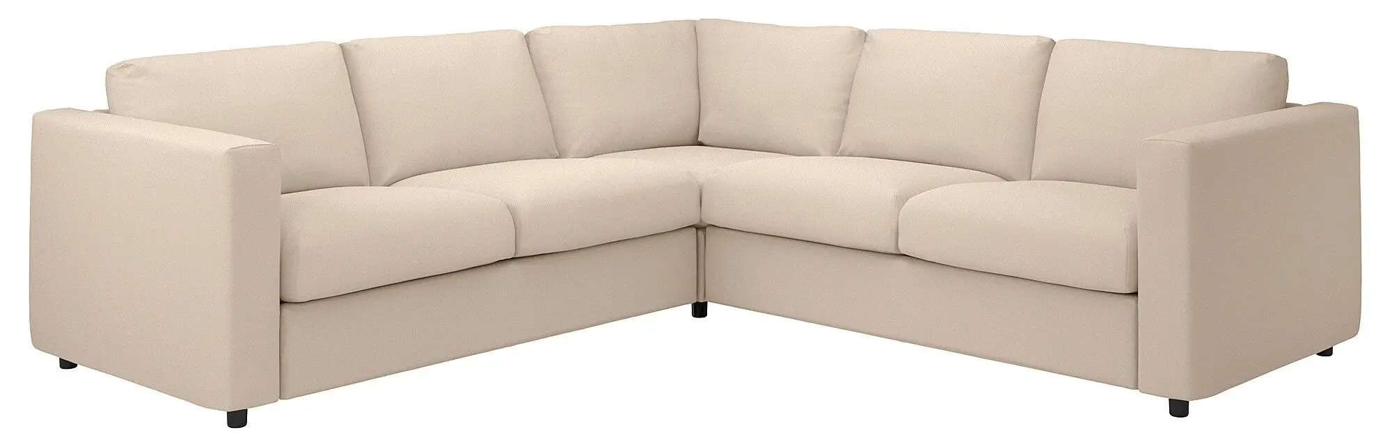 Canapea colt Ikea Vimle/Hallarp 4 locuri (Bej) - 2