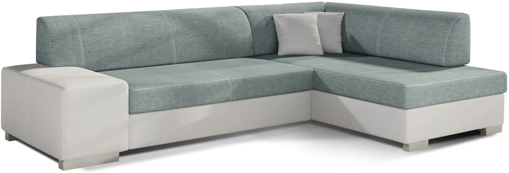 Диван угловой Eltap Fabio Cover 70/Soft 17 Right (Blue-Gray/White) - 2