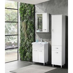 Шкаф с зеркалом Martat Olimpia 55 (White) Thumb