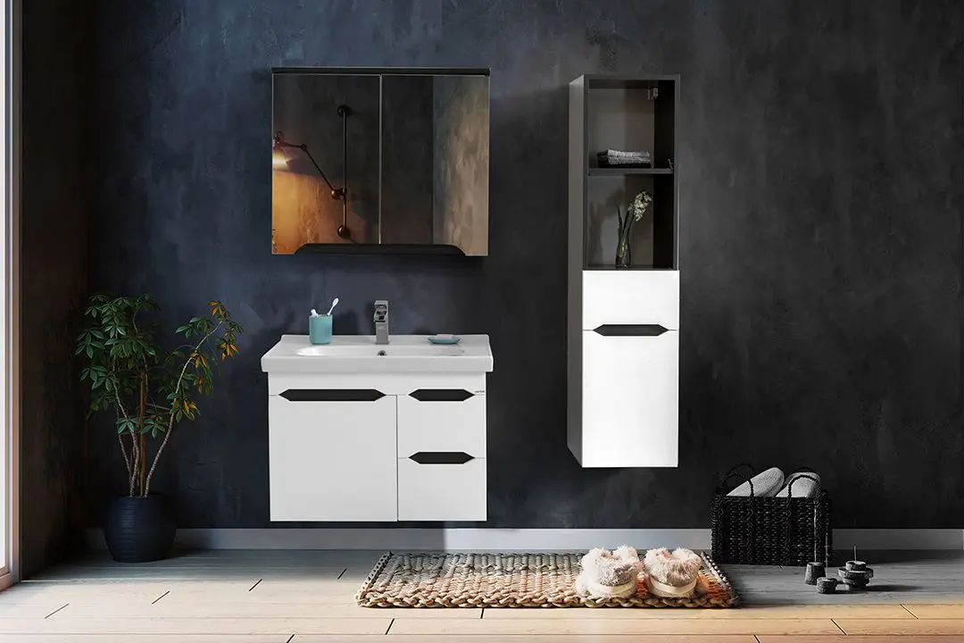 Dulap cu o glinda Martat Smart 80 (Gray)