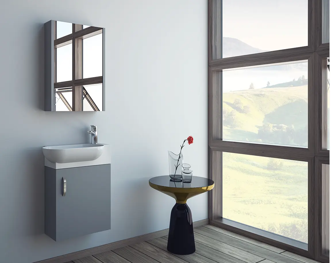 Dulap cu oglinda Martat Pera 45 (Gray)