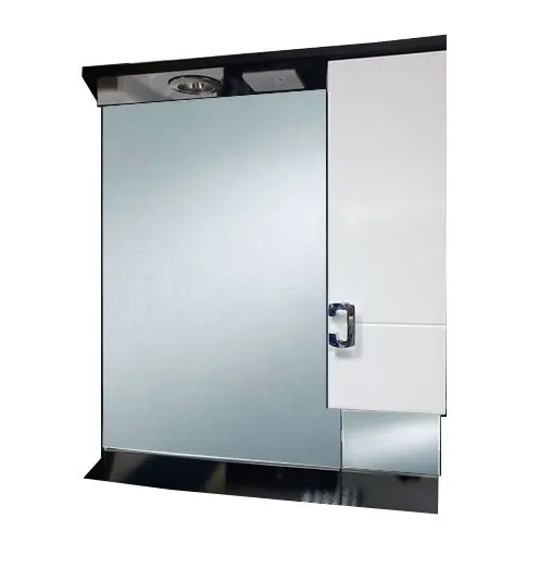 Dulap cu oglinda Modern 75 (Black/White)