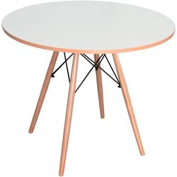 Masa rotunda Evelin DT-401 PAL (Alb mat)