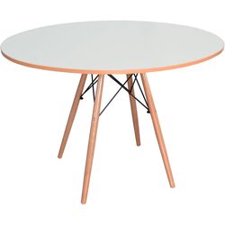 Masa ovala Evelin DT-403 PAL (Alb mat)