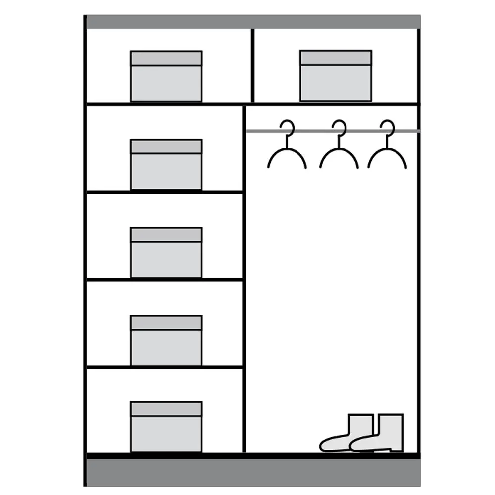 Шкаф-купе Fadome Dome DO2-15 - 2
