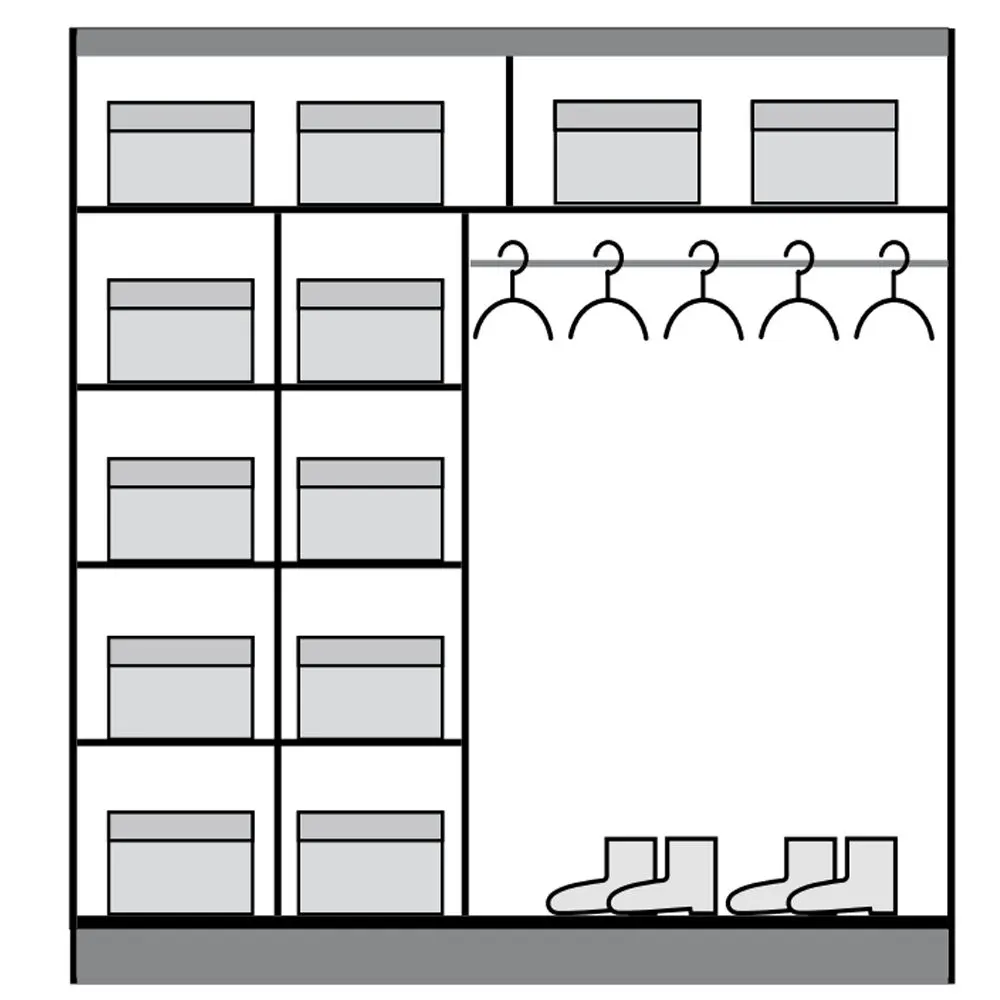 Шкаф-купе Fadome Dome DO5-20 - 2