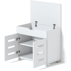 Тумба для обуви Fabrik Home Modul 12 (Ясень Белый) Thumb
