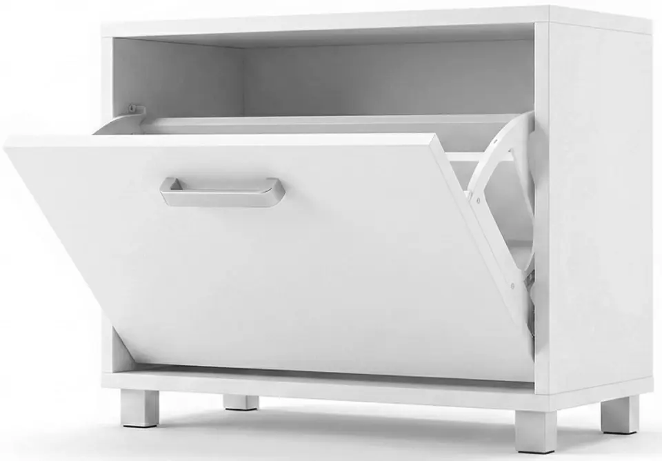 Tumba pentru incaltaminte Fabrik Home Modul 7 600 (Ash White) - 2