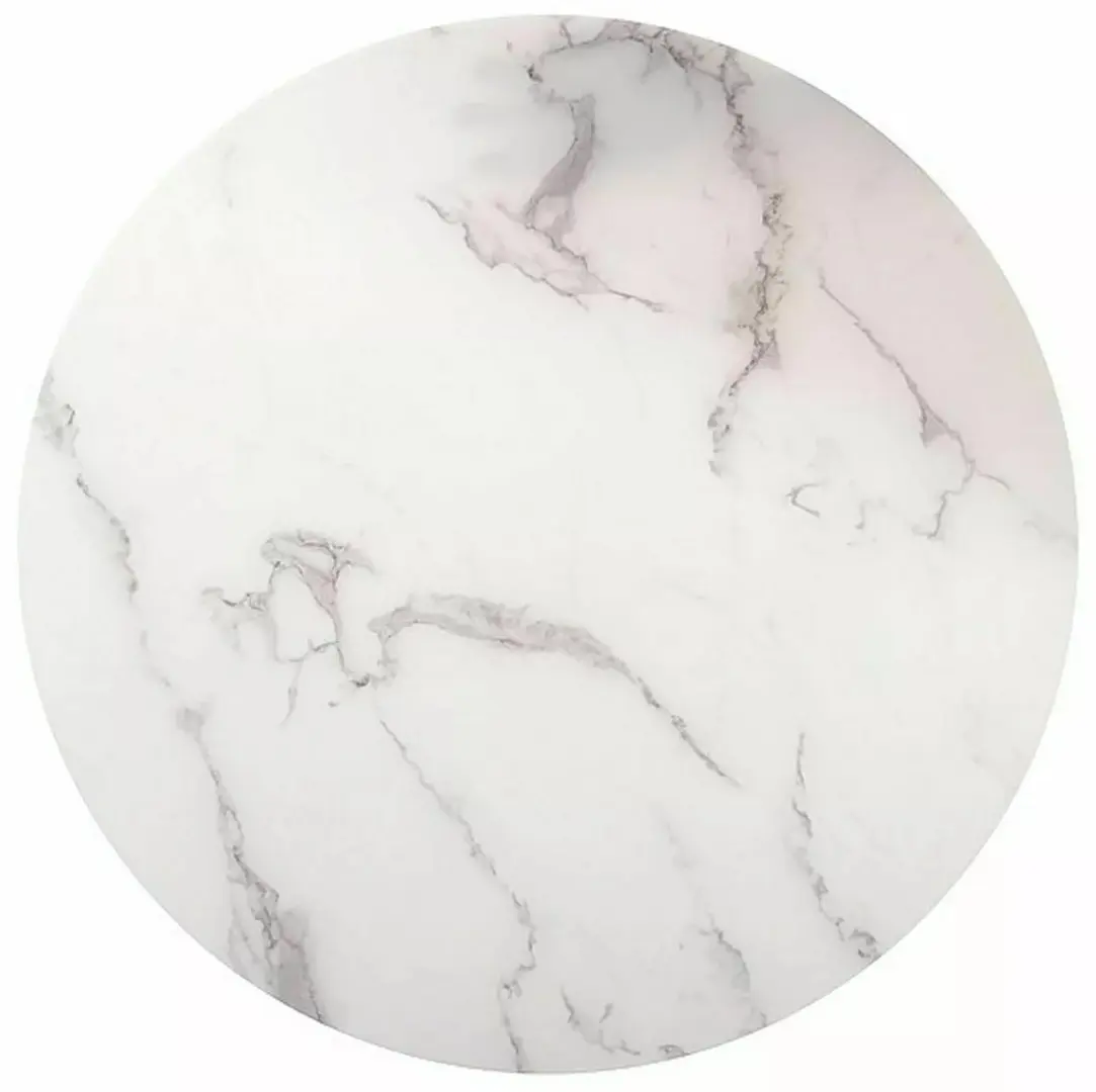 Masa pentru reviste Signal Sabine (Marble White/Gold)