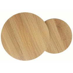 Set masute pentru reviste Signal Hola (Oak/Black) Thumb