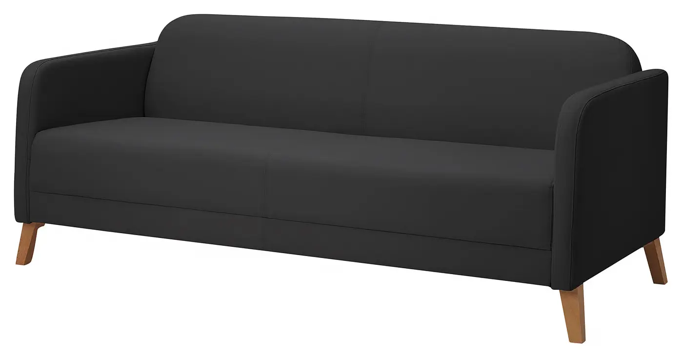 Canapea Ikea Linanas/Vissle 3 locuri (Gri inchis)