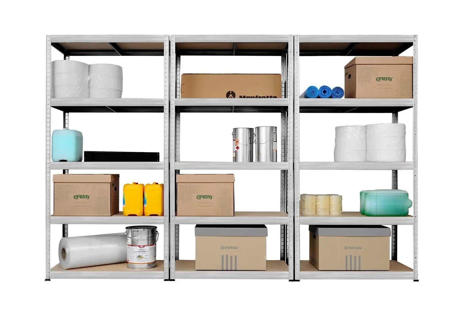 Etajera SDGroup Profesional max.130 2000x6210x400 mm (Grey)