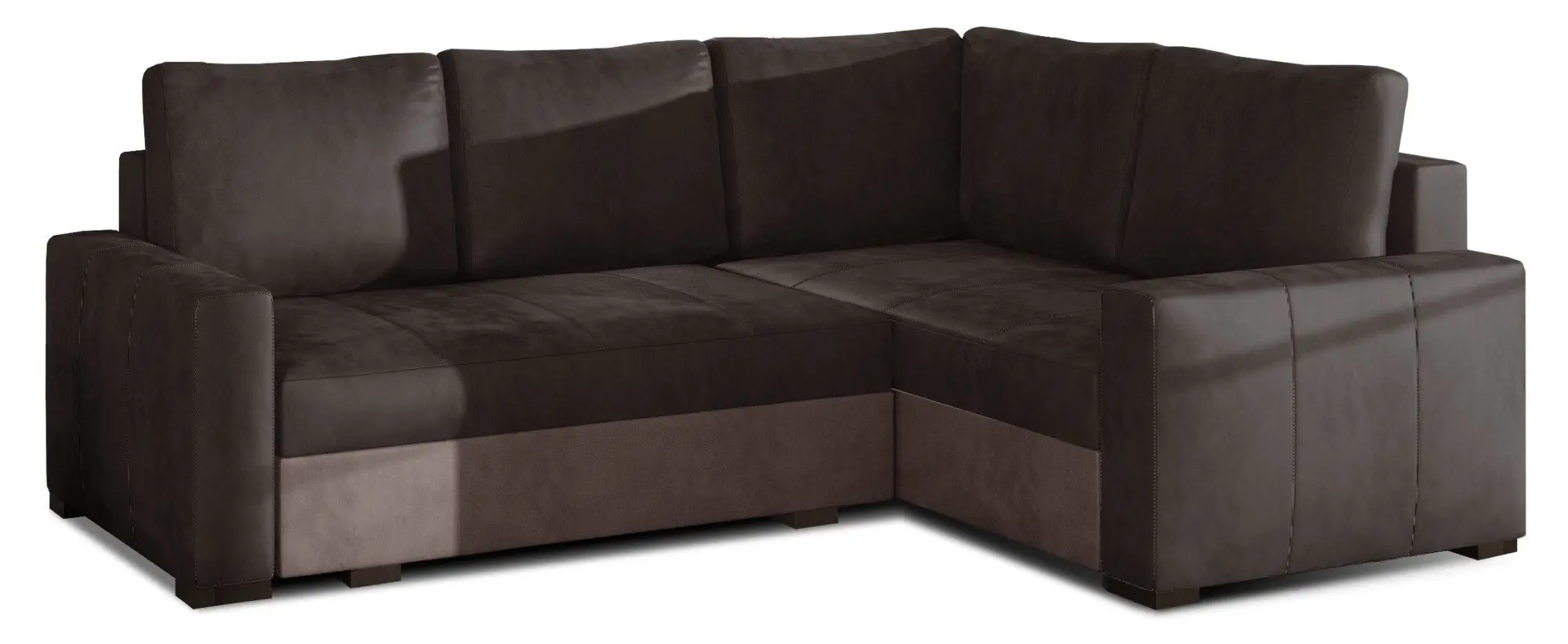 Canapea de colt Eltap Corona Monolith 29/Monolith 09 Right (Brown Dark/Brown Light) - 2