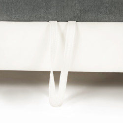 Canapea de colt extensibila Mobhaus Santiago Right (White/Gray) Thumb