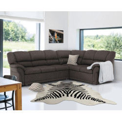 Canapea de colt extensibila Mobhaus Amelia Right (Brown) Thumb