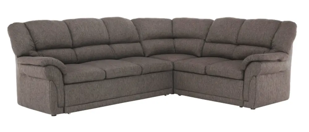 Canapea de colt extensibila Mobhaus Amelia Right (Brown)