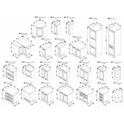 Bucatarie modulara Ambianta Felicia 2.6m (Alb) Thumb