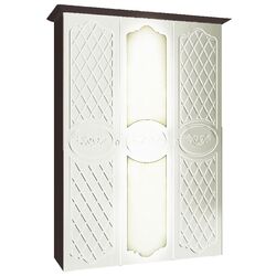 Dulap Mif Prestij Pearl/Wenge Oak (cu 3 usi)