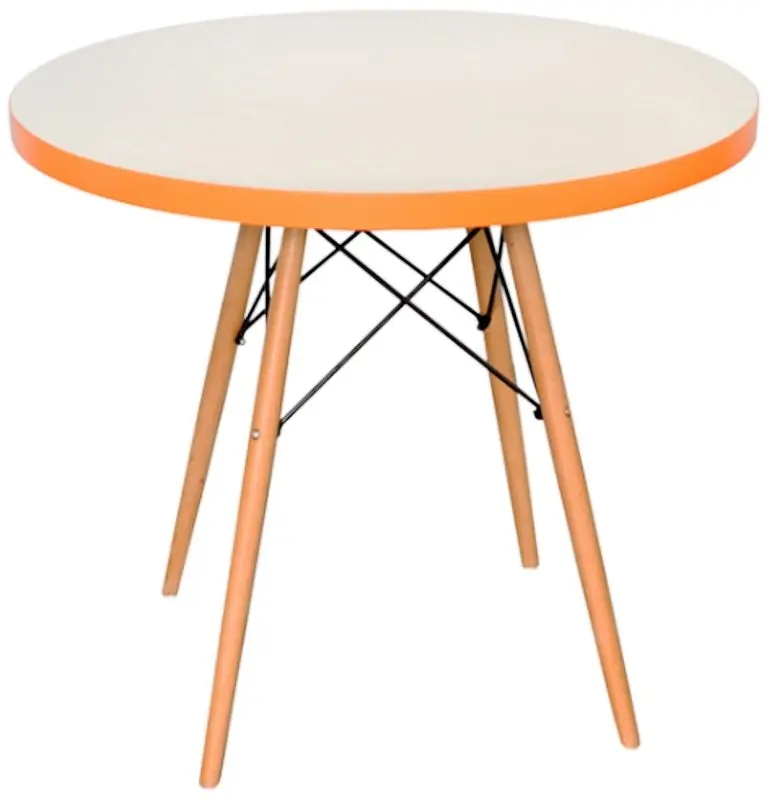 Masa rotunda Evelin DT-401 Marmura (Alb)