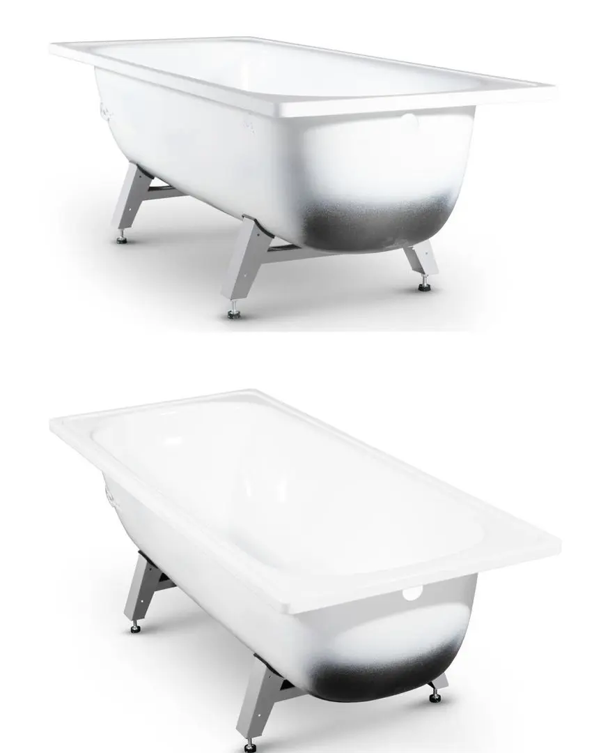 Cada de baie din otel VIZ Antika А-50001 150х70 (White)