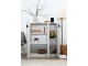 Tumba Fabrik Home Hardy 3U (White/Gray Matt Light)