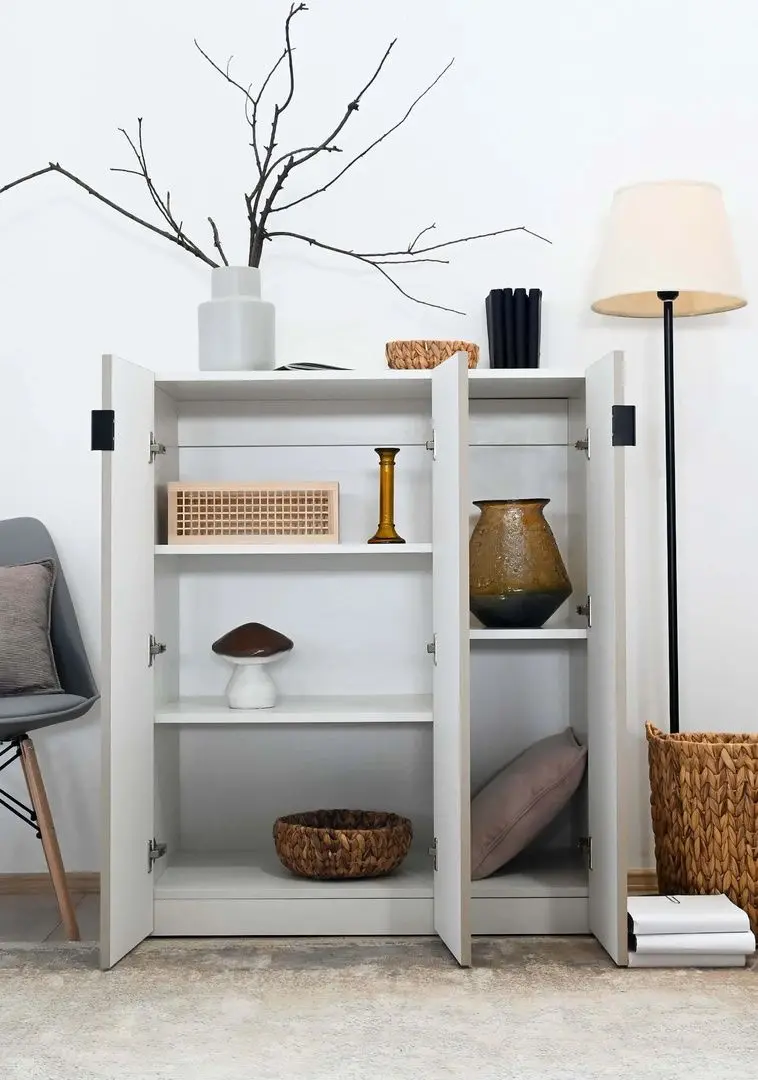 Tumba Fabrik Home Hardy 3U (White/Gray Matt Light) - 2