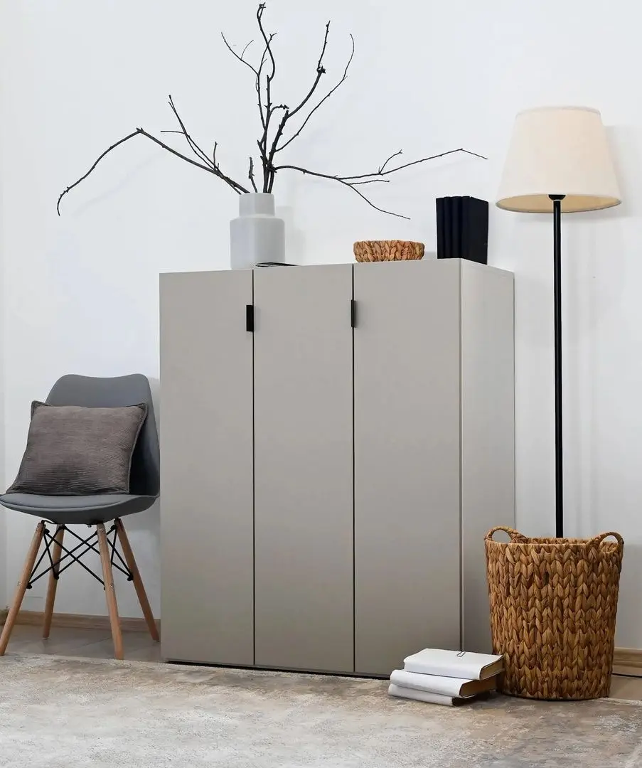 Tumba Fabrik Home Hardy 3U (White/Gray Matt Light)