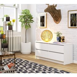 Comoda Akord K120 4SZ (White) Thumb