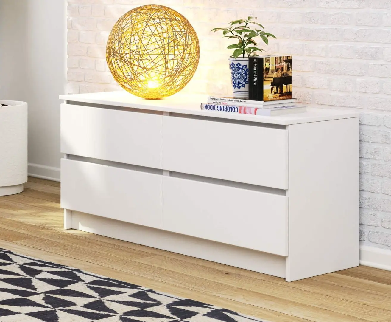 Comoda Akord K120 4SZ (White)