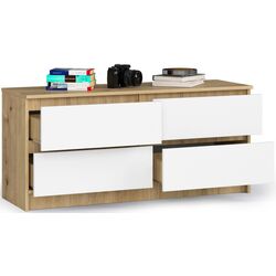 Comoda Akord K120 4SZ (Artisan Oak/White) Thumb