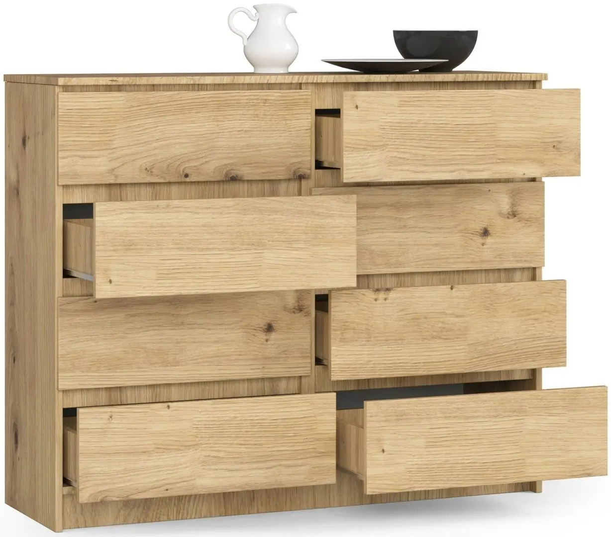 Comoda Akord K120 8SZ (Artisan Oak)