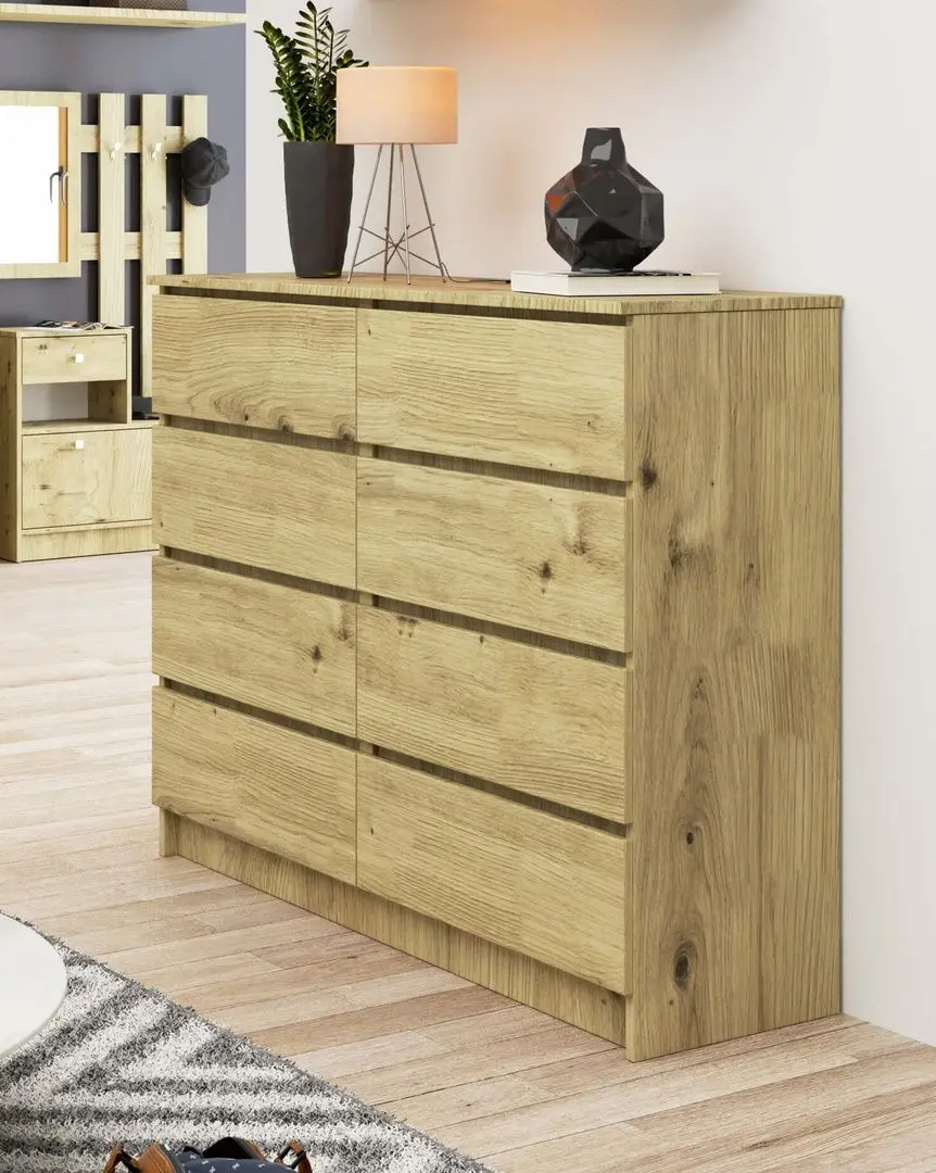 Comoda Akord K120 8SZ (Artisan Oak)